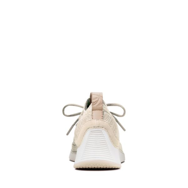 Clarks Womens Tri Native Flat Shoes White | CA-9481063